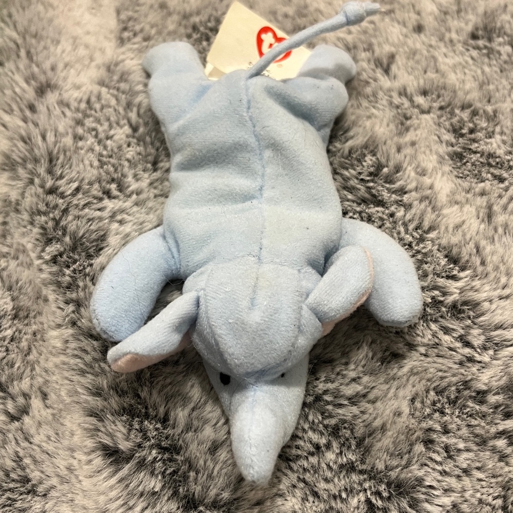 🍀5/20$ McDonald's toy Happy meal 1993 TY elephant Read